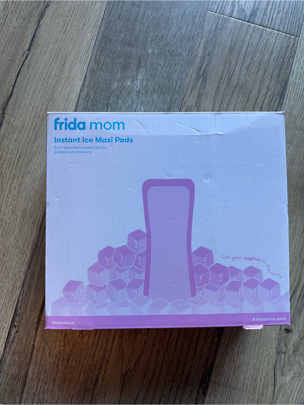 Pink Instant Ice Maxi Pads - Soothing Postpartum Relief